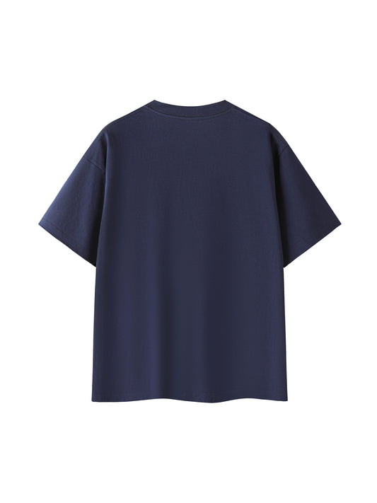 lúpína Light in the Dark T-Shirt - Back (Navy blue with graphics)